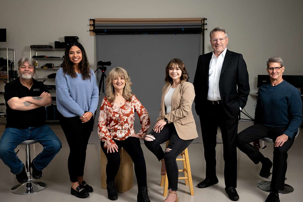 White Point Digital Team (Left to Right) - John Ward, Jaelynn Offerman, Kristi Wayland, Emily Bridgman, Todd Tamcsin, and Marc McKeown White Point Digital Team (Left to Right) - John Ward, Jaelynn Offerman, Kristi Wayland, Emily Bridgman, Todd Tamcsin, and Marc McKeown